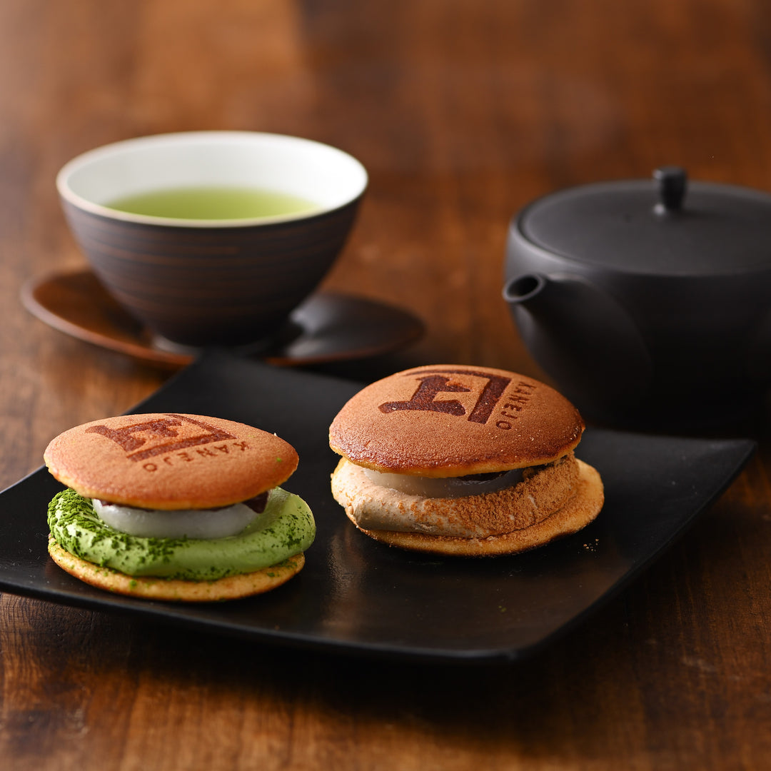 葛どら 食べ比べセット6個入(抹茶クリーム2個、ほうじ茶クリーム2個、黒蜜きな粉クリーム2個)