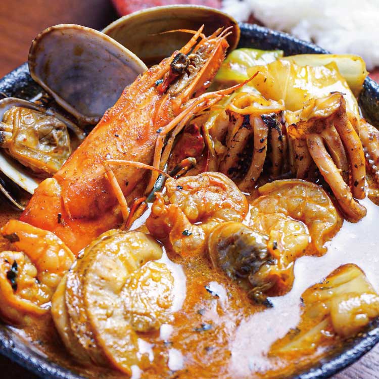 奥芝商店 北海道の恵み 竜宮の賄い海鮮スープカレー – 素敵に