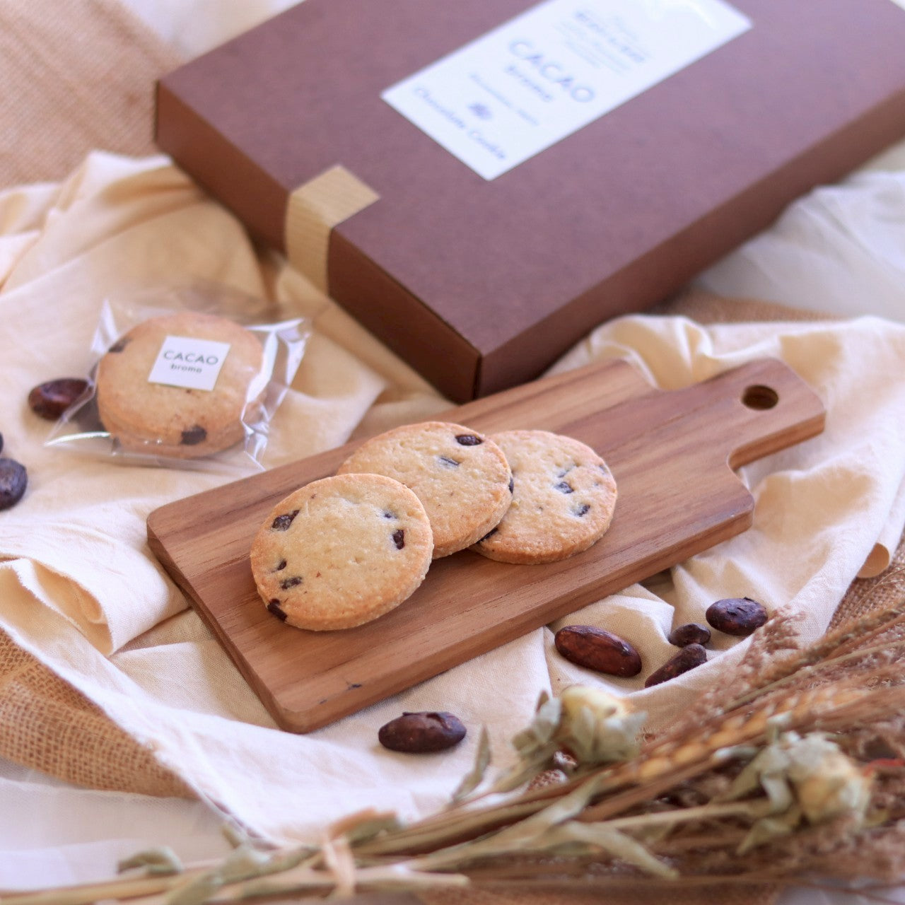 クッキー　オーダー品 カカオブローマ チョコチャンククッキーセット（12枚入） – 素敵に